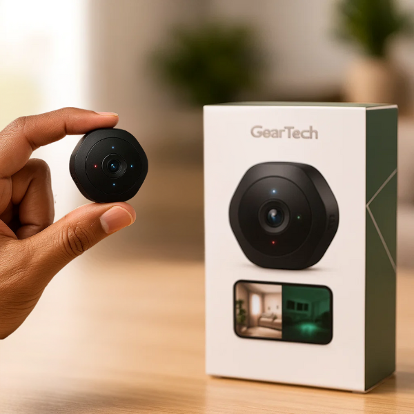 Compact WiFi Home Security Cam 1080P Night Vision - BritishElegance