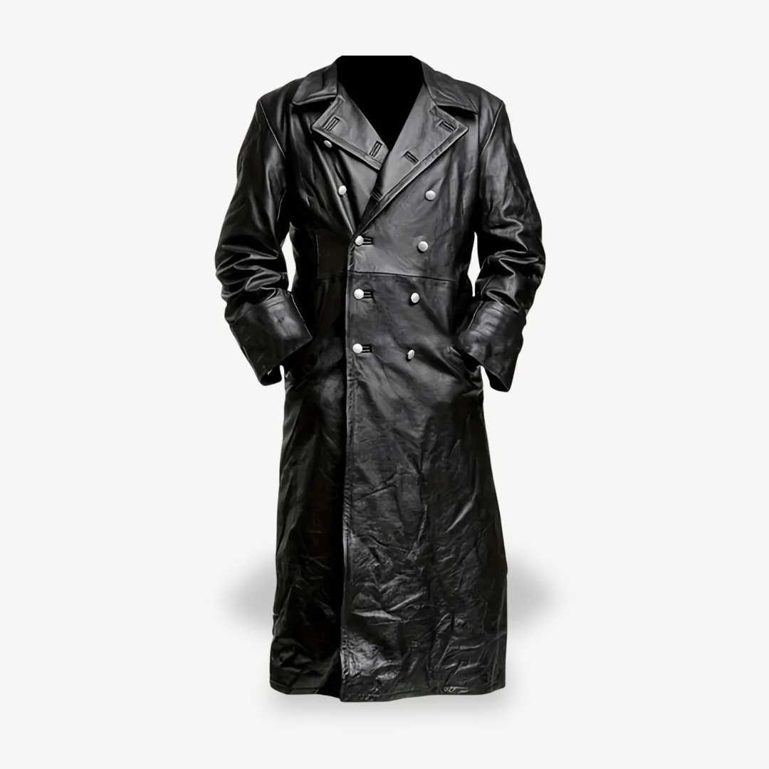Men's Double-Breasted Trench Coat