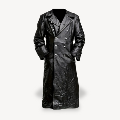 Men's Double-Breasted Trench Coat