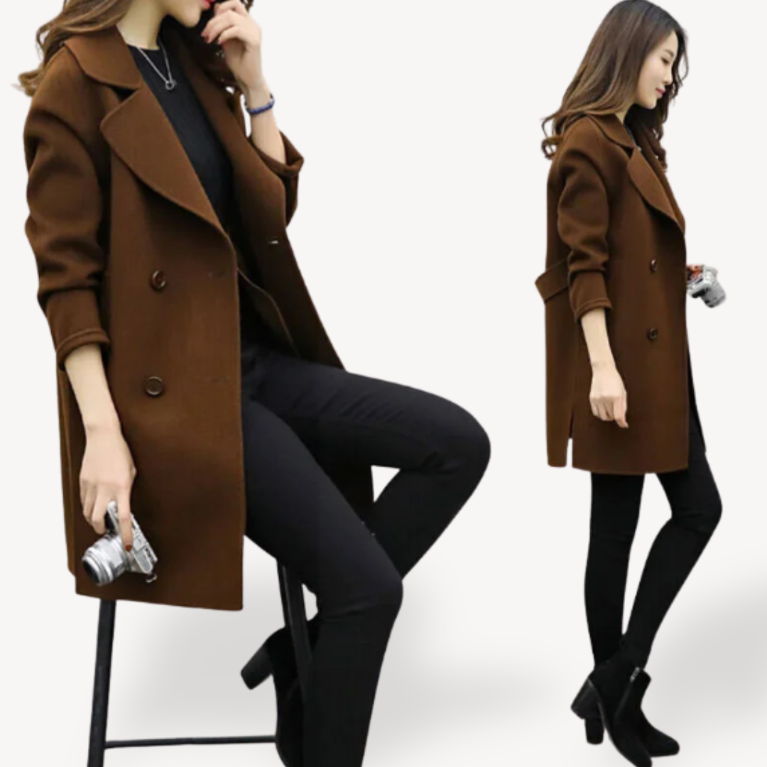 Classic Wool Blend Women's Coat