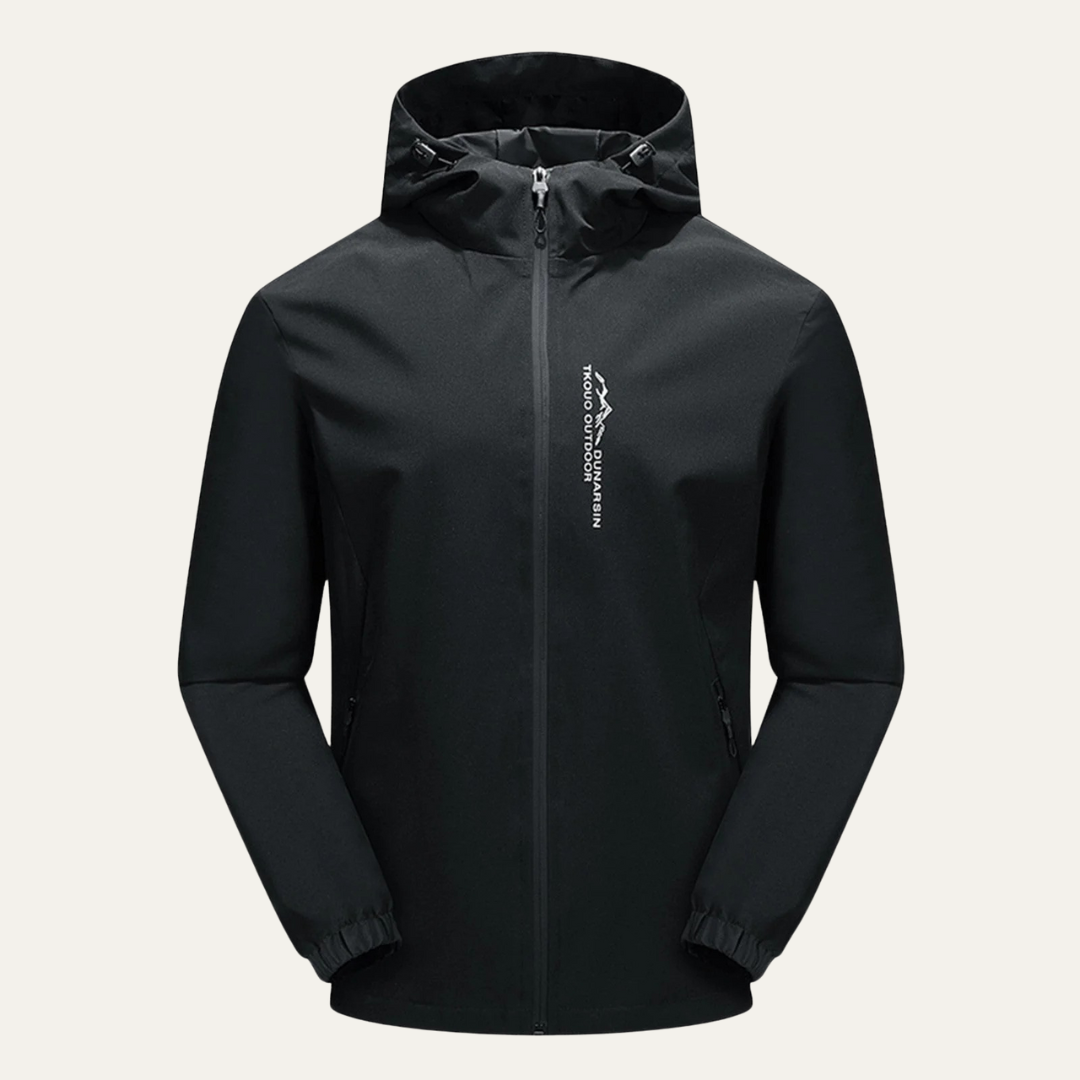 Men’s Lightweight Hooded Athletic Windbreaker