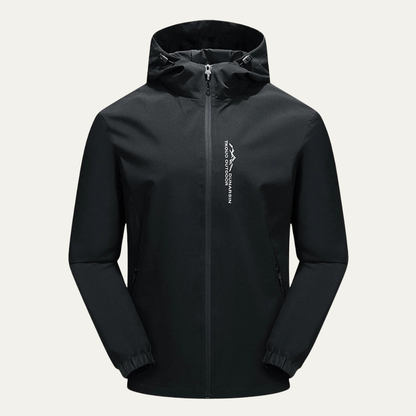Men’s Lightweight Hooded Athletic Windbreaker