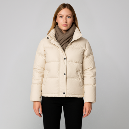 Yashi | Quilted Parka Jacket - Oversized Insulated Winter Outerwear for Women