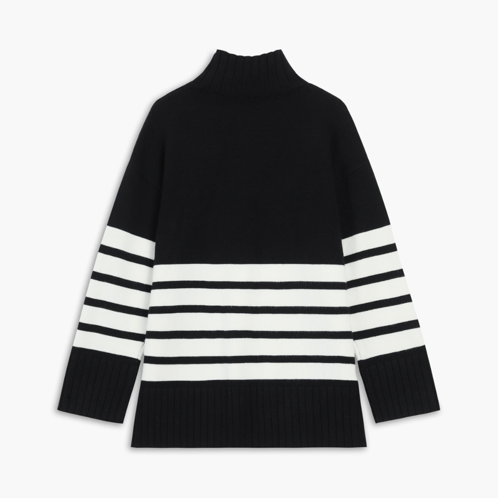 Cozy Striped Winter Sweater for Women