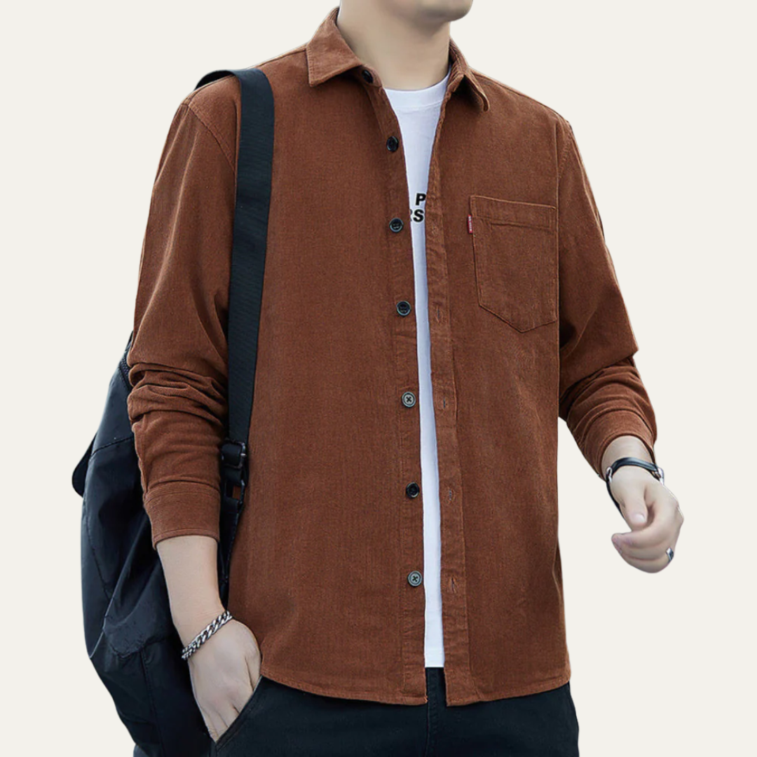 Men’s Classic Corduroy Button Down Shirt