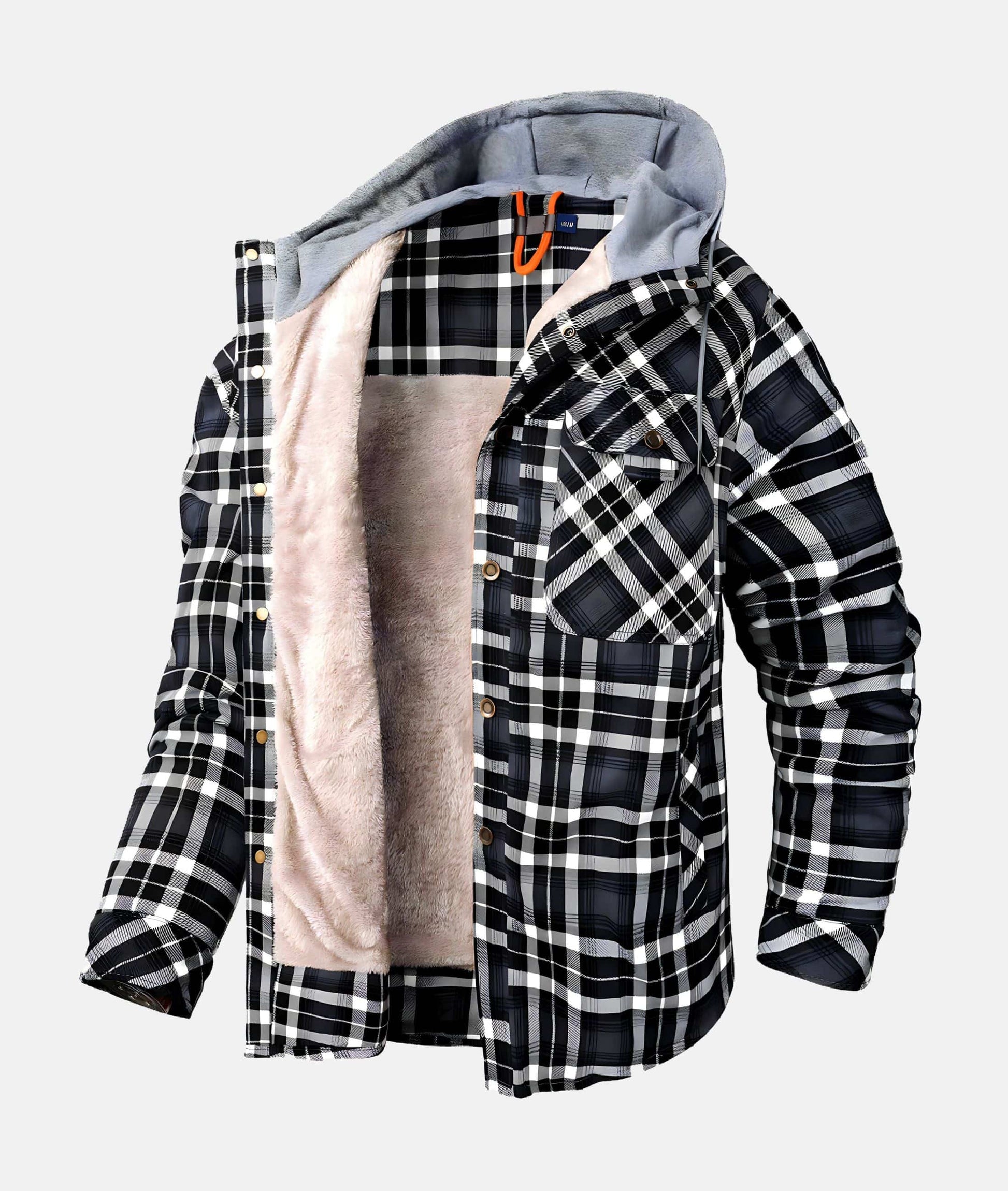 Warm Winter Flannel Jacket for Men - BritishElegance