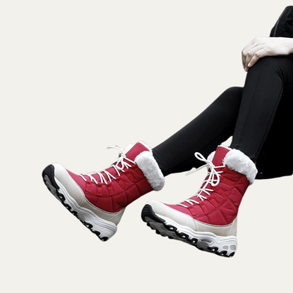 Women’s Insulated High Top Winter Boot with Faux Fur Collar