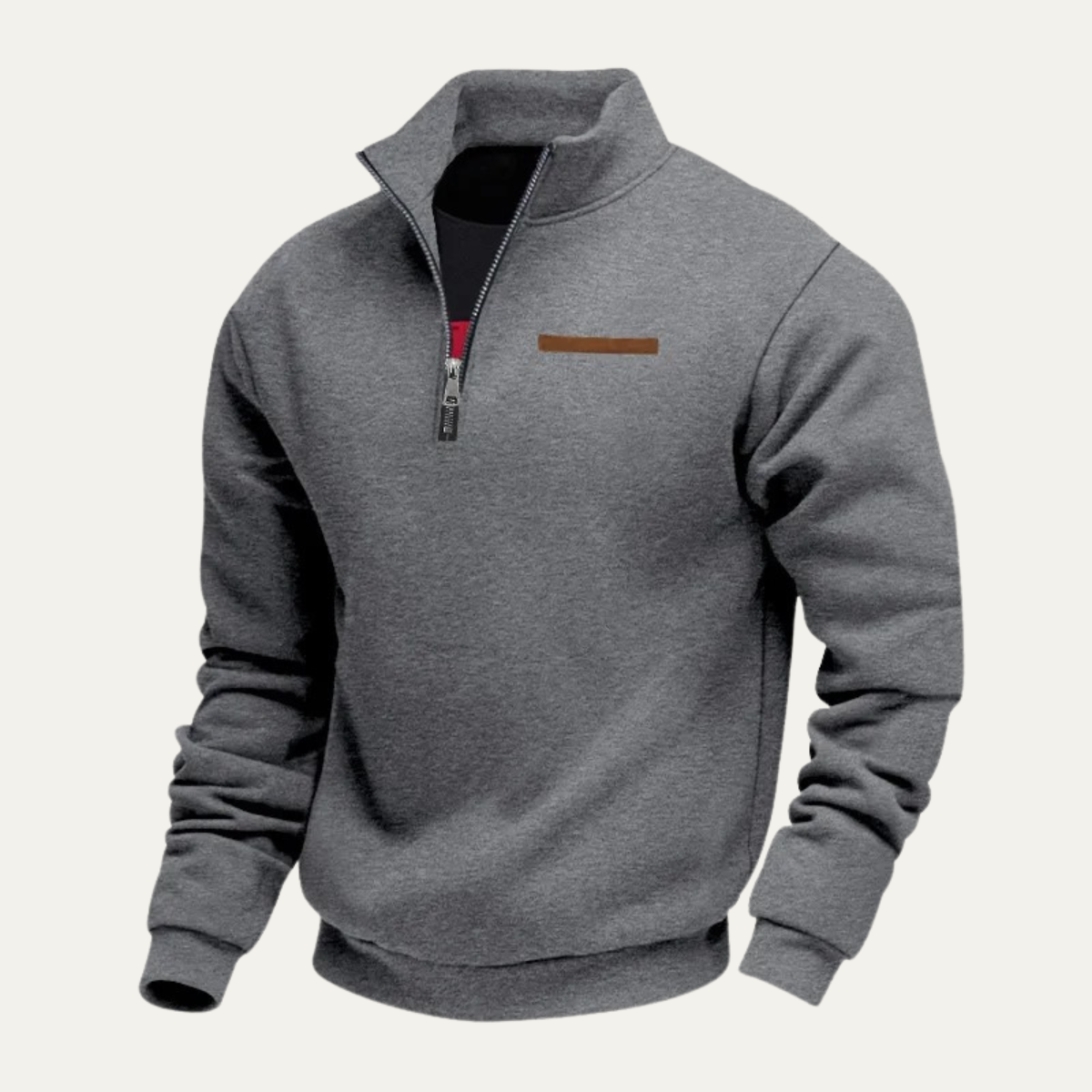 The Canterbury Men’s Quarter Zip Casual Stand Collar Jumper