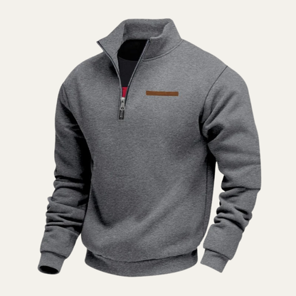 The Canterbury Men’s Quarter Zip Casual Stand Collar Jumper