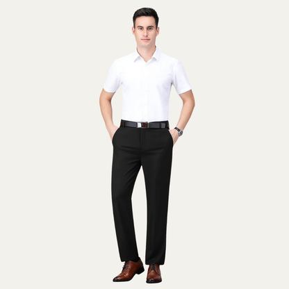 Men’s Tailored Straight Dress Trousers