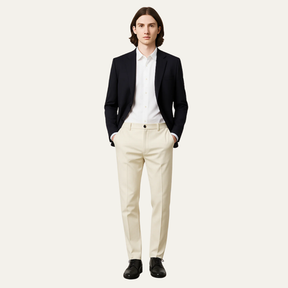 Men’s Tailored Flat Front Dress Pants