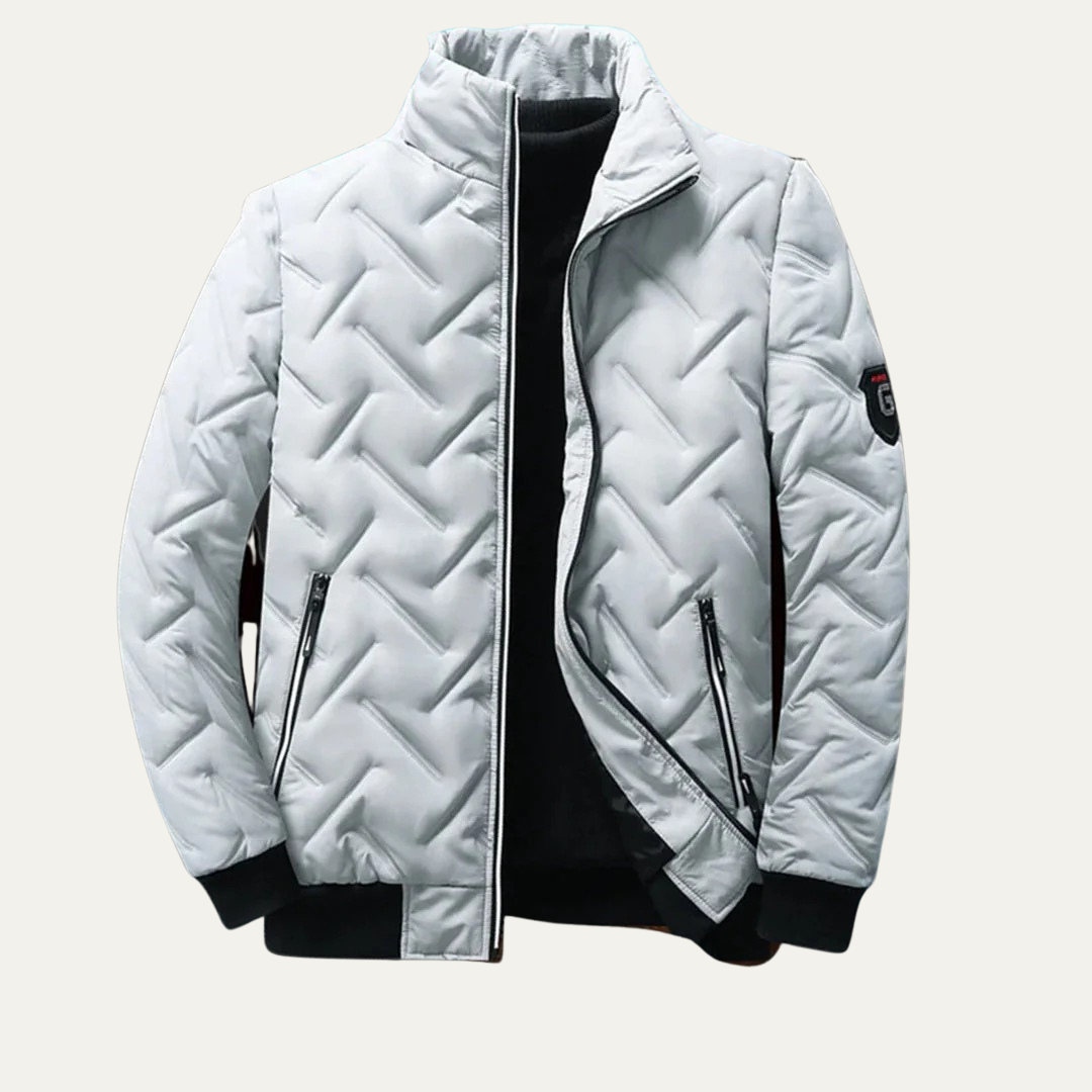 Men’s Sleek Hooded Quilted Puffer Jacket