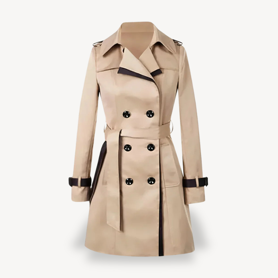 Double-Breasted Trench Coat for Women