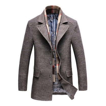 Men’s Classic Three Button Overcoat
