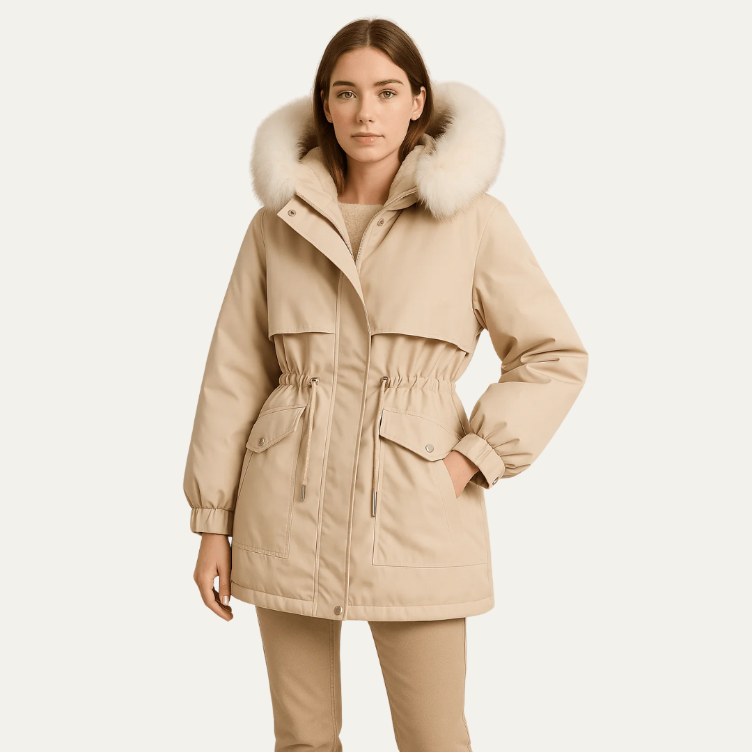 Women’s Stylish Hooded Parka Jacket