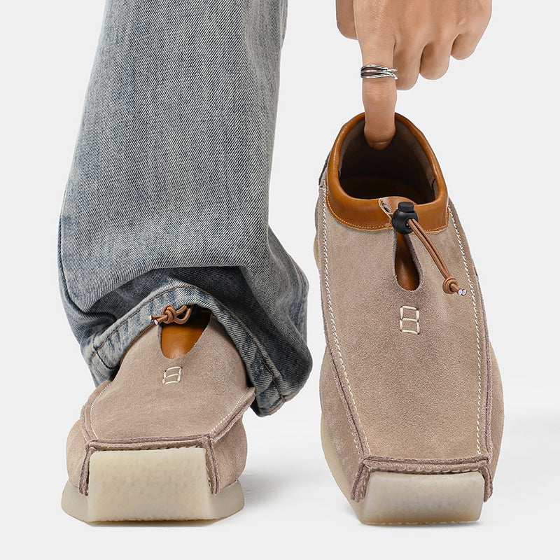 Maison ’88 | Leather Loafers – Handcrafted Slip-On Shoes with Drawstring