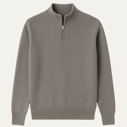 The Old Money Half-Zip Jumper for Men – Navy Blue