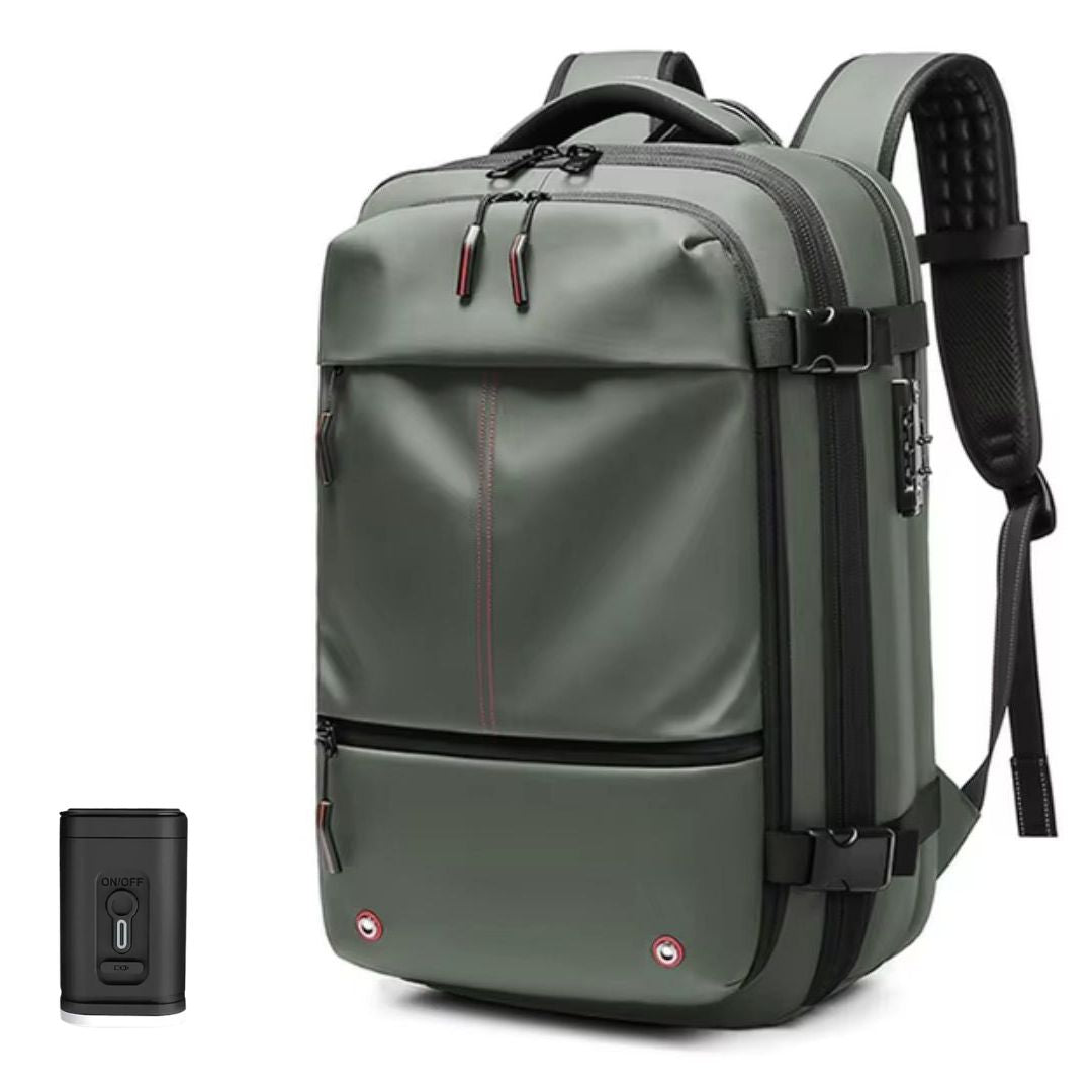 Compact Travel Rucksack With Space Saving Compression - BritishElegance