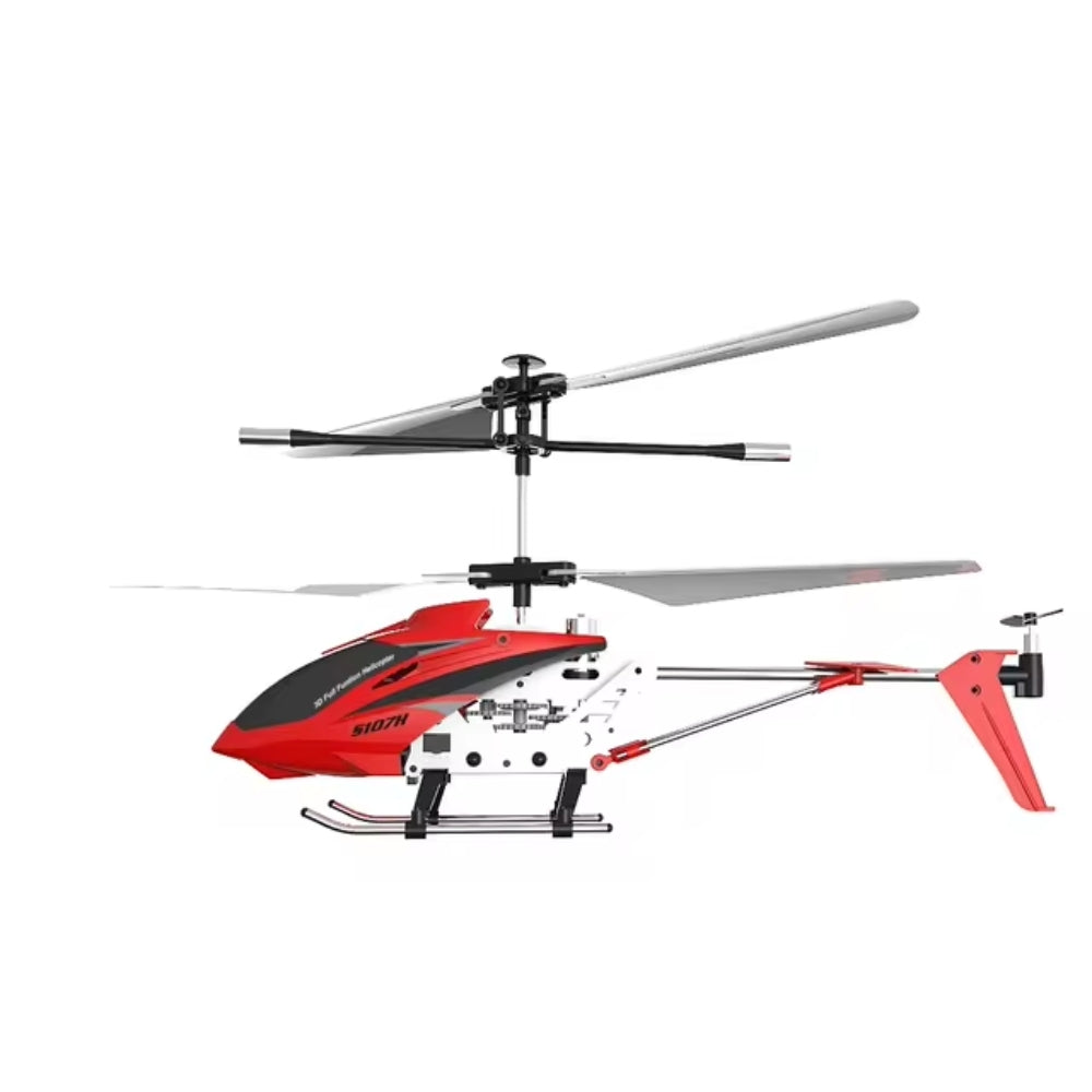 Red Sturdy RC Helicopter with Gyro Stabilizer - BritishElegance