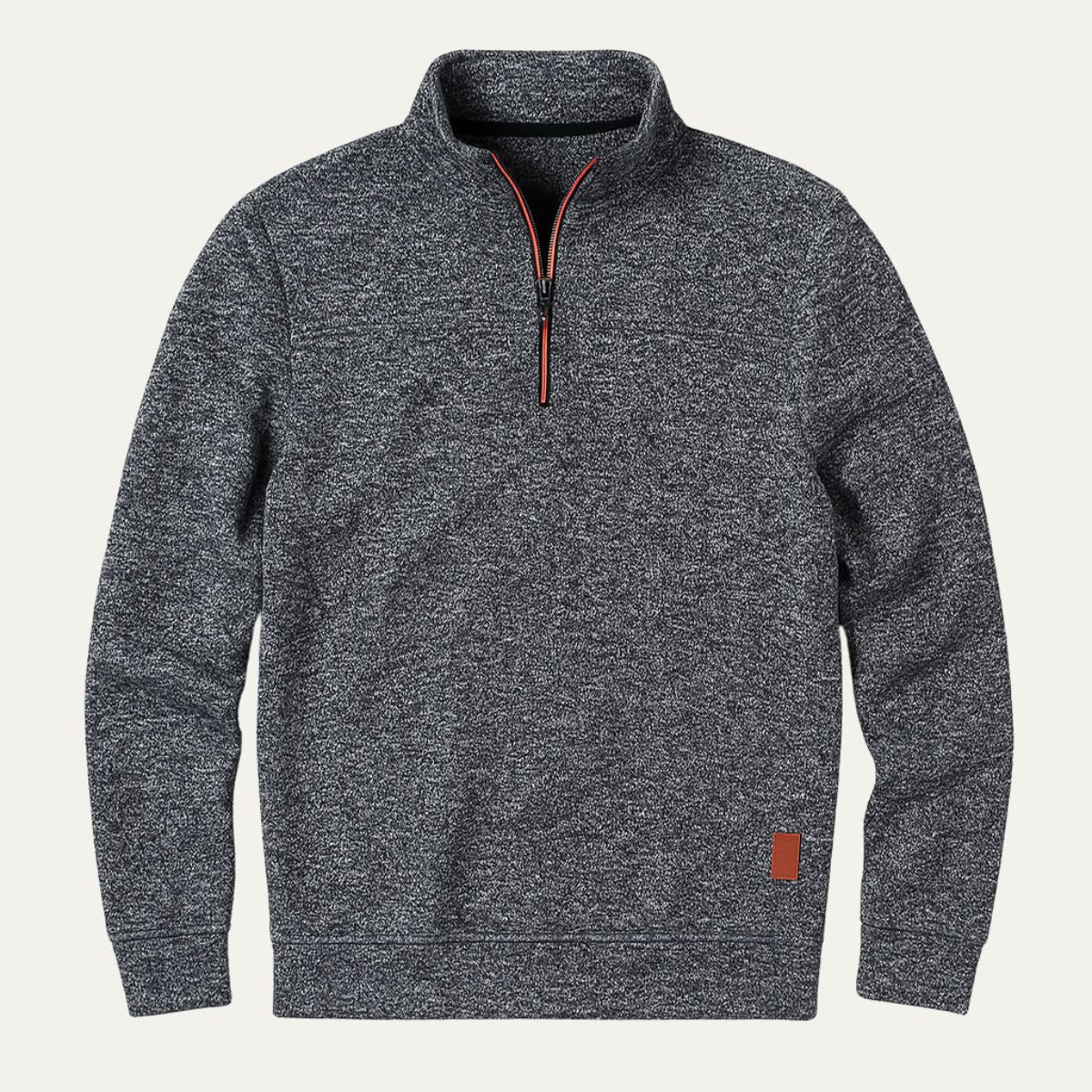 Men’s Quarter Zip Mock Collar Sweatshirt