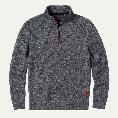 Men’s Quarter Zip Mock Collar Sweatshirt