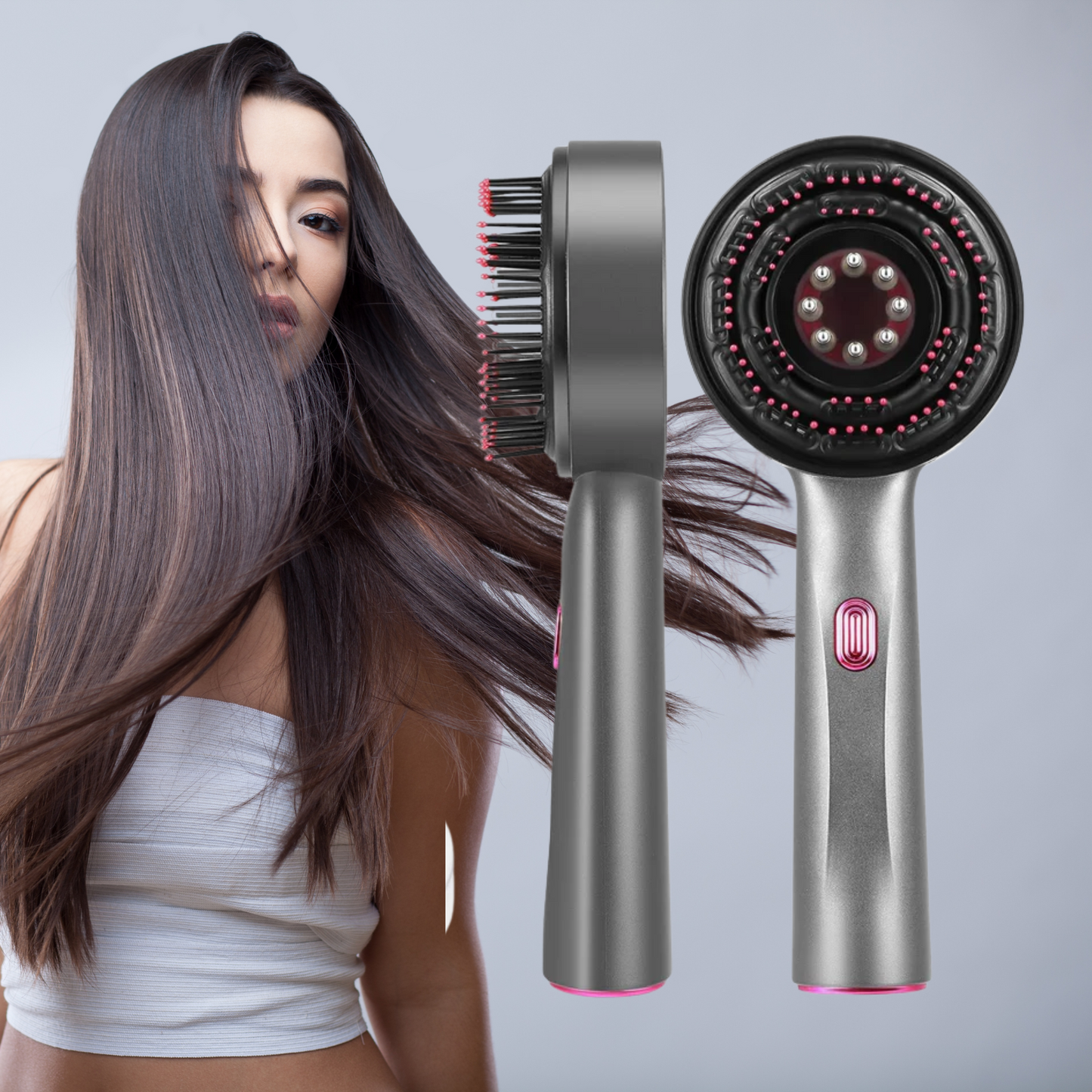 Portable Wireless Scalp Massager For Hair Regrowth Therapy - BritishElegance