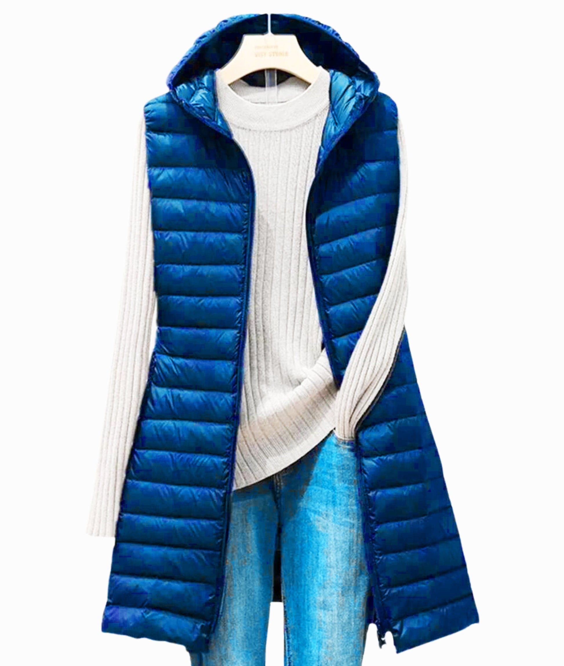 Classic Sleeveless Winter Coat - BritishElegance