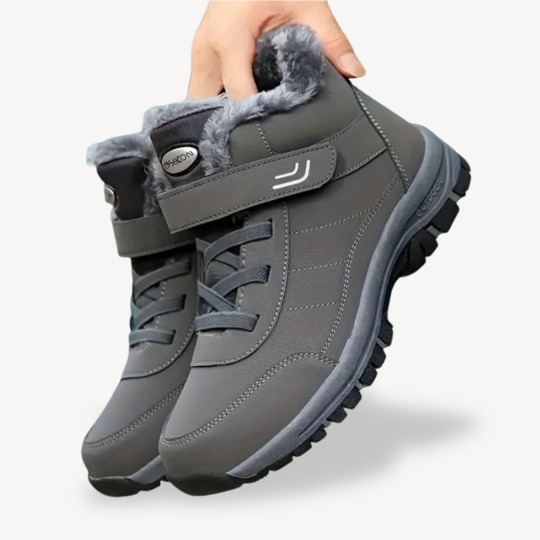 Men's Faux Fur Lined Orthopedic Winter Boots