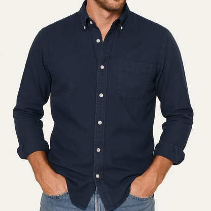 Men’s Button Down Collar Casual Shirt