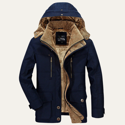 Men’s Heavy Fur Lined Winter Parka