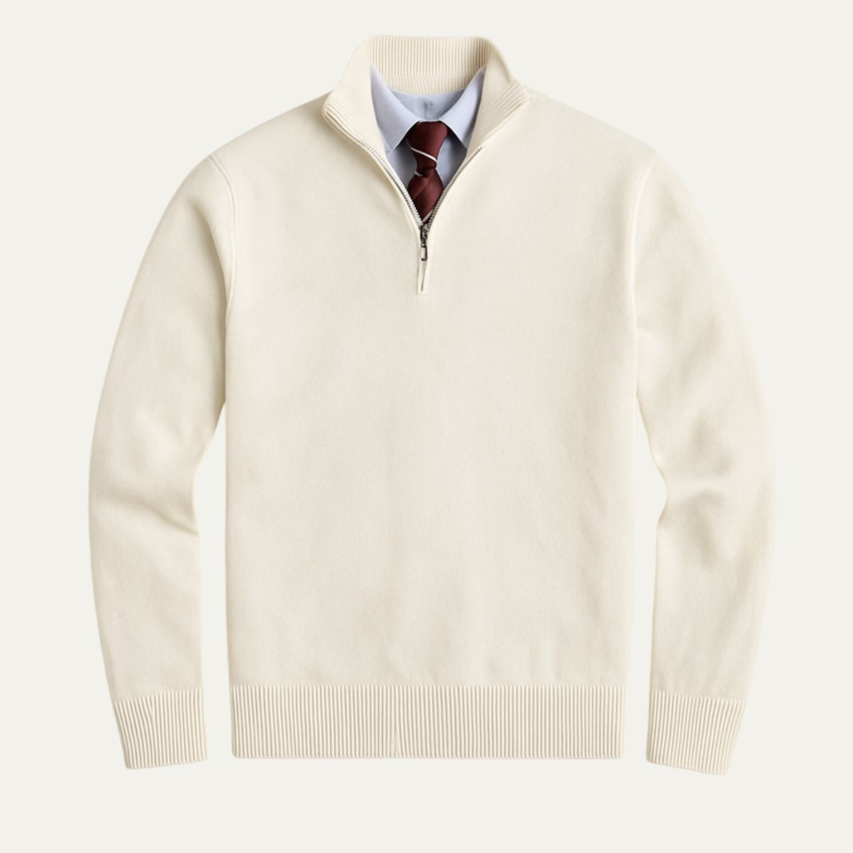 Men’s Modern Quarter Zip Knit Pullover