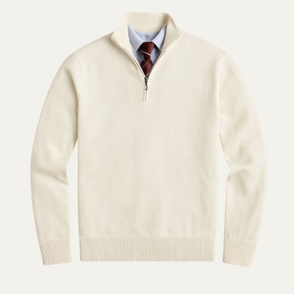 Men’s Modern Quarter Zip Knit Pullover