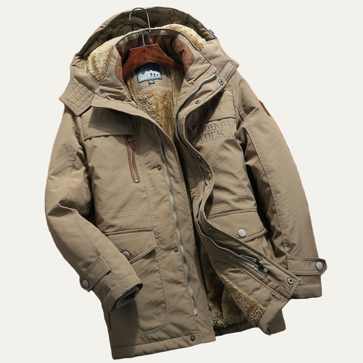 Men’s Insulated Mid Length Winter Parka