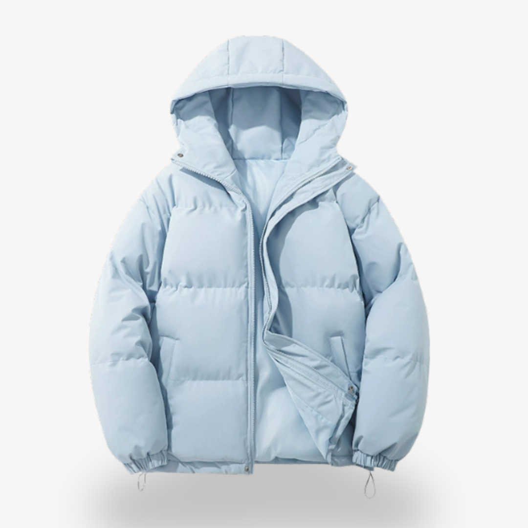 Men's Insulated Puffer Jacket with Hood
