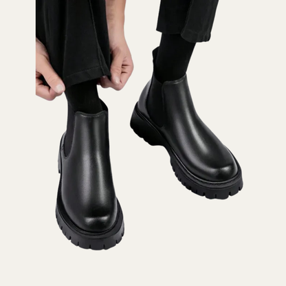 Men’s Casual Chunky Platform Chelsea Boots