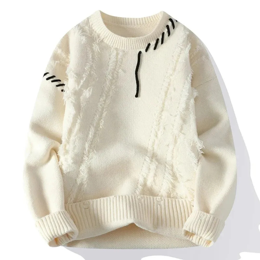 Men's Casual Sweater | Ribbed
