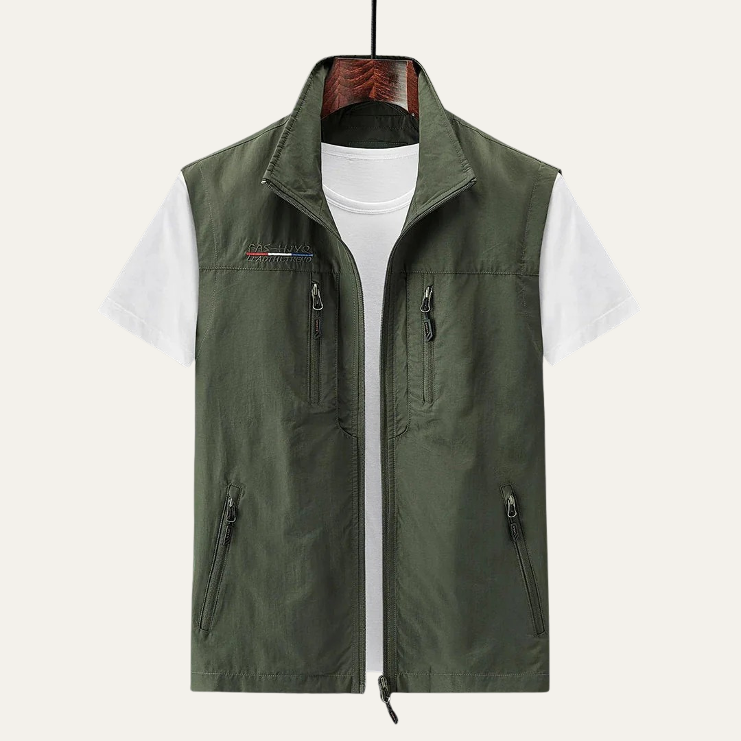 Men’s Lightweight Utility Zip Vest