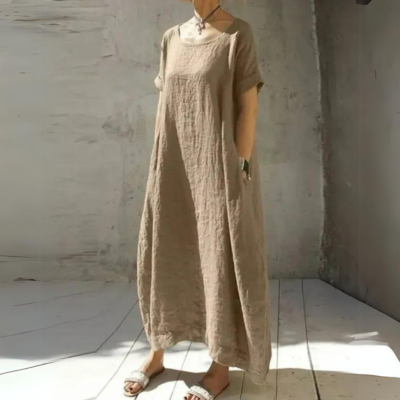 Elegant Casual Floor Length Maxi Dress - BritishElegance