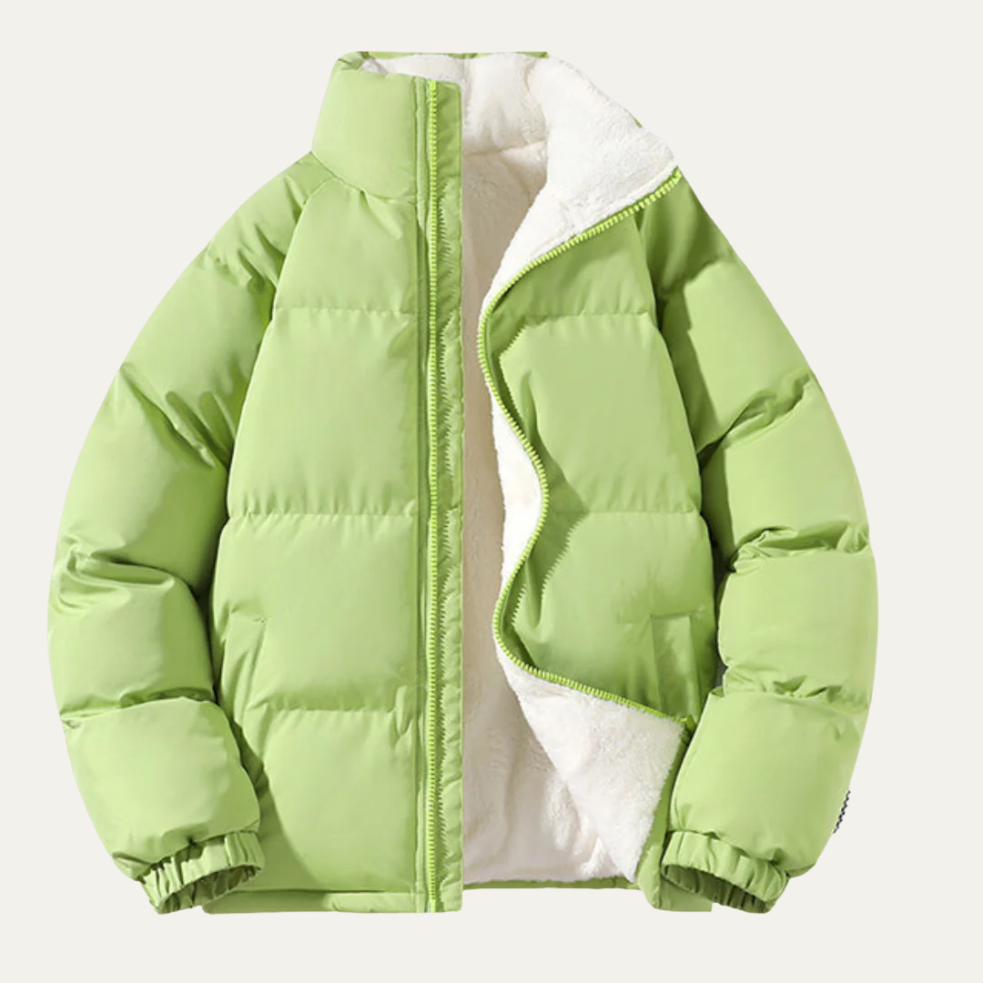 Men’s Reversible Sherpa Lined Puffer Jacket
