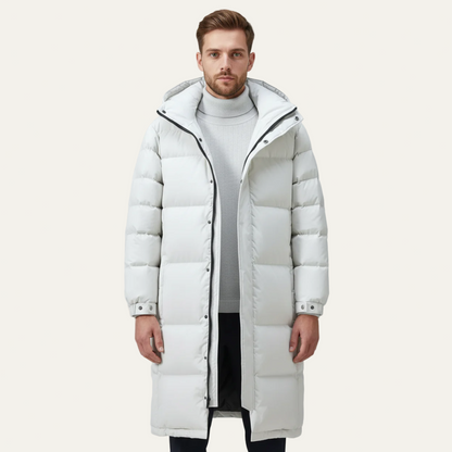 Men’s Insulated Long Quilted Puffer Coat