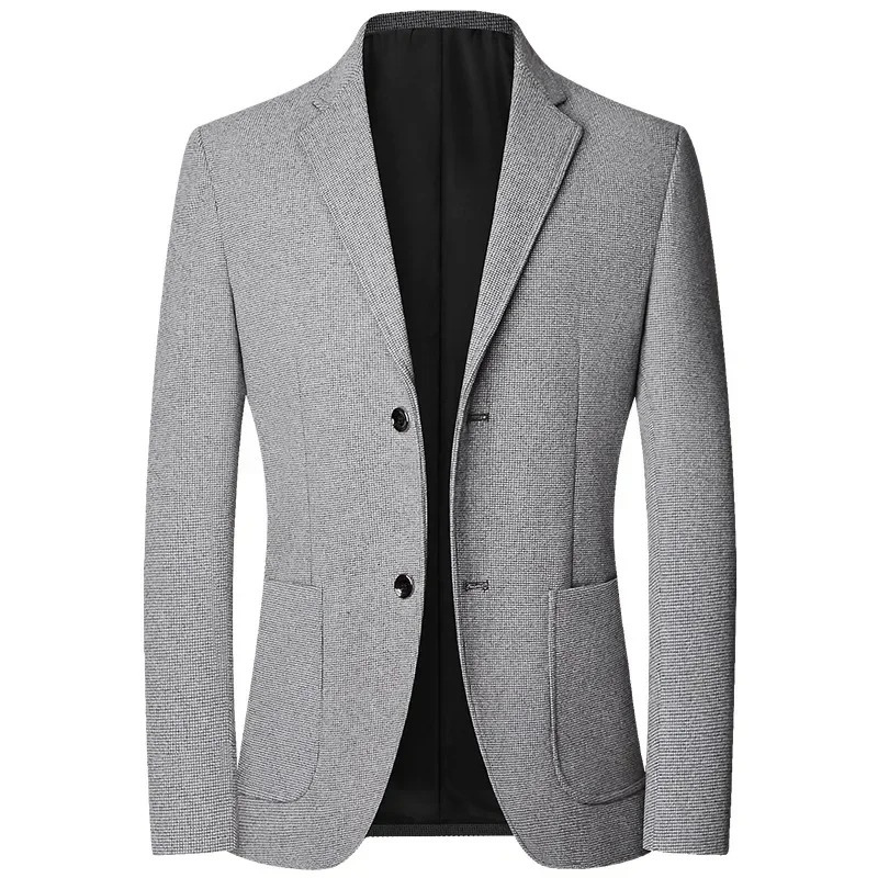 Stylish Men's Velvet Slim Fit Jacket - BritishElegance