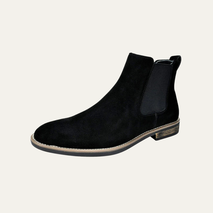 Men’s Rugged Casual Chelsea Boots with Thick Sole