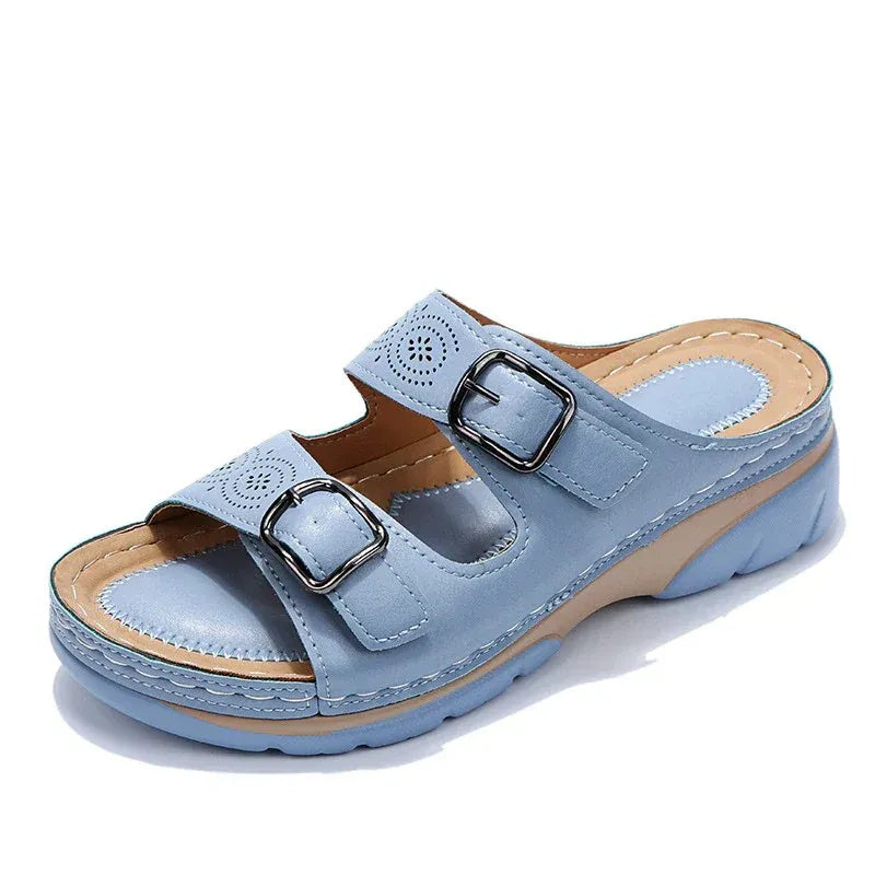Orthopedic Comfort Buckle Sandals PU Women
