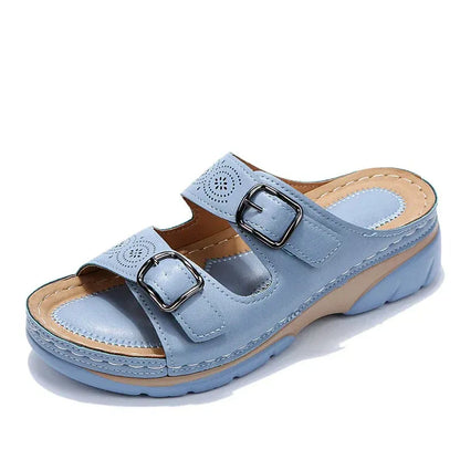 Orthopedic Comfort Buckle Sandals PU Women