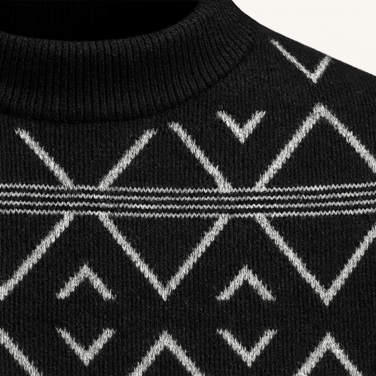The Ortisei Men’s Soft Fuzzy Warm Knit Jumper