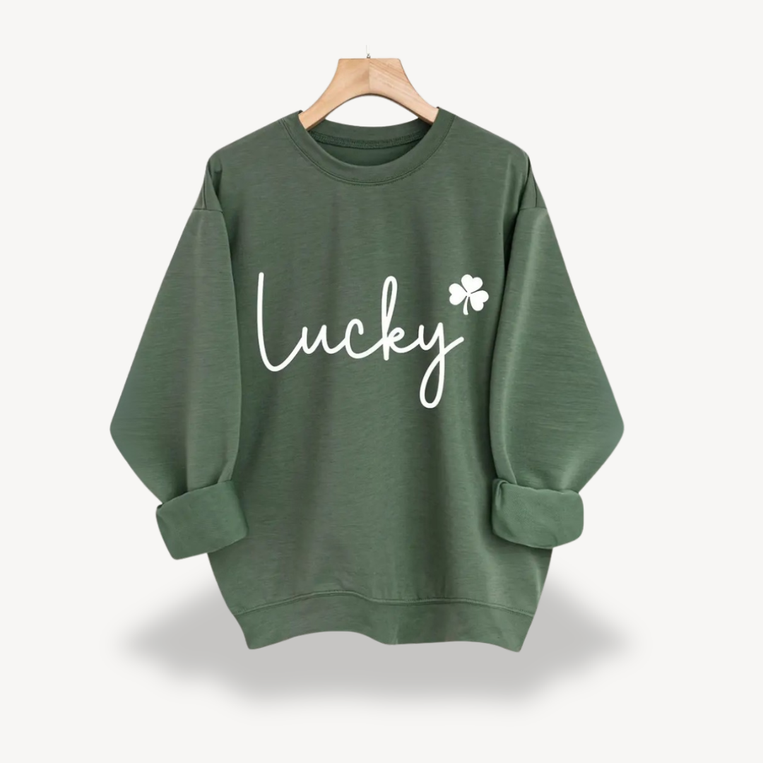 Lucky Graphic Sweatshirt for Women