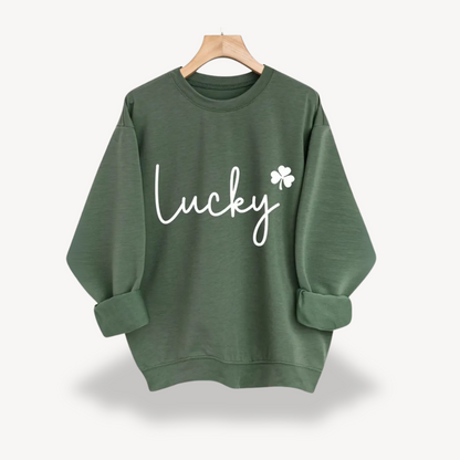 Lucky Graphic Sweatshirt for Women