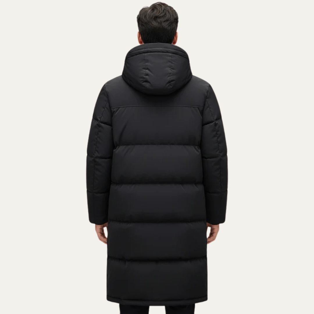 Men’s Extra-Long Quilted Puffer Parka