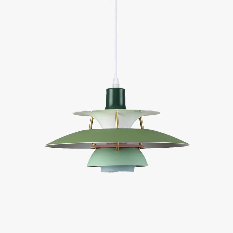 Bright Colored Glass LED Pendant Light Fixture