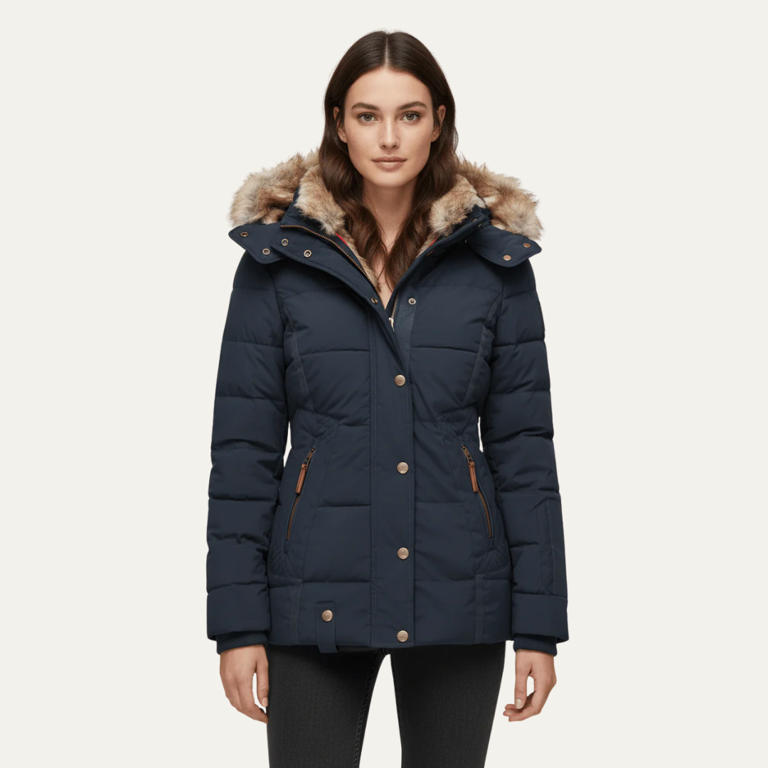 Women’s Luxe Faux Fur Puffer Jacket